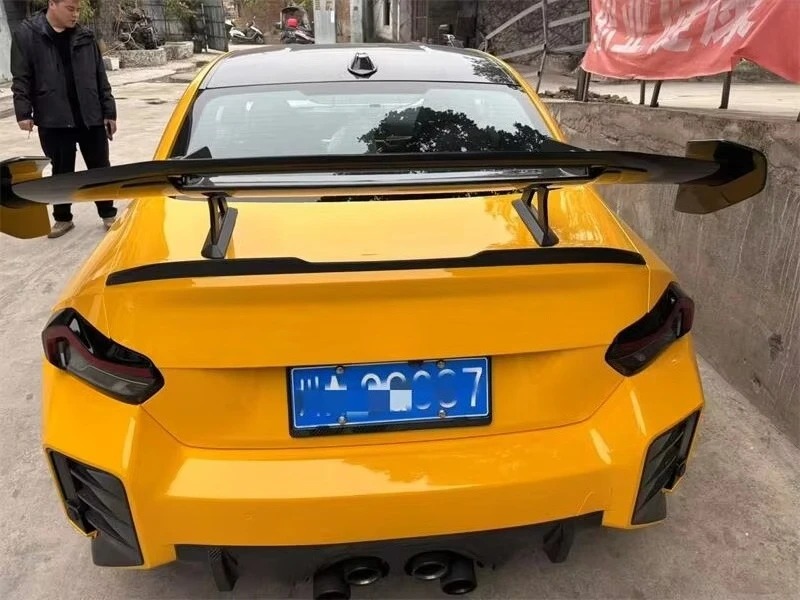 A Style Trunk Boot Wing Lip Carbon Fiber Rear Spoiler for  M2 G87 M3 G80 M4 G82 G83 Auto Parts
